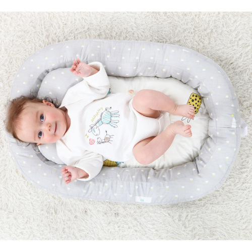 Baby Portable Oval Baby Bed Mid-Bed Newborn BB Bed Sleeping Bionic Baby Bed Spot
