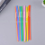 Wholesale manufacturers disposable bending pp straw bag containing  juice drinks advanced art straws