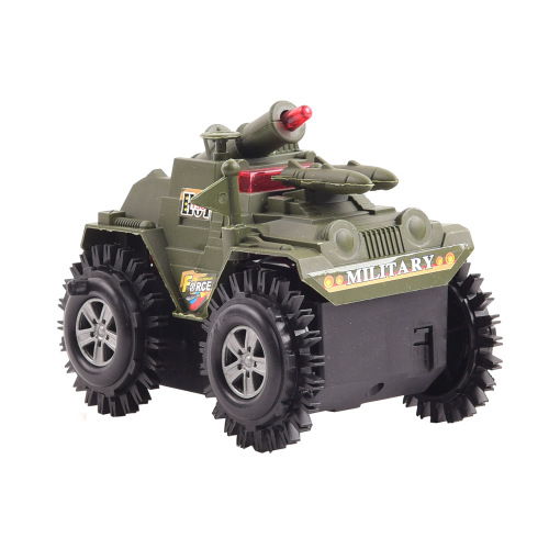 rapid stunt electric tank children‘s tank dumptruck electric dumptruck light-emitting toy car wholesale