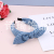 Striped Two-Color Korean Headdress Wide Edge Fabric Knotted Hair Hoop Sweet and Simple Hair Pressing Hairpin Super Fairy Wild Headband