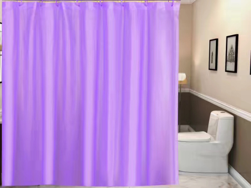 peva plain shower curtain