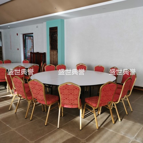 taizhou banquet center folding steel chair hotel wedding table and chair conference chair hotel banquet chair foreign trade wedding dining chair