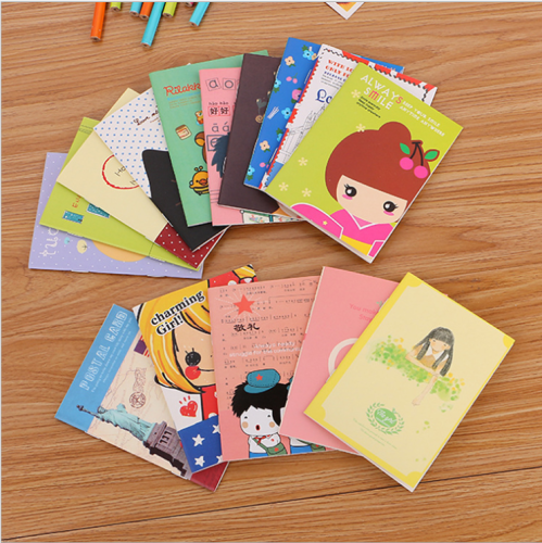 stationery book student diary cute cartoon notepad portable small notebook small copy book