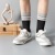 Qiaojia Golden Fox Autumn and Winter Fine-Combed Cotton Socks Men's Japanese College Style Two Bars Long Men's Socks Factory Direct Sales