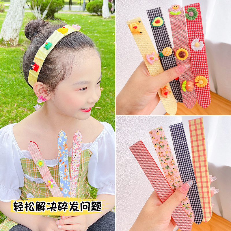Girls' Baby Hair Band Velcro Headband Female Barrettes Headd...