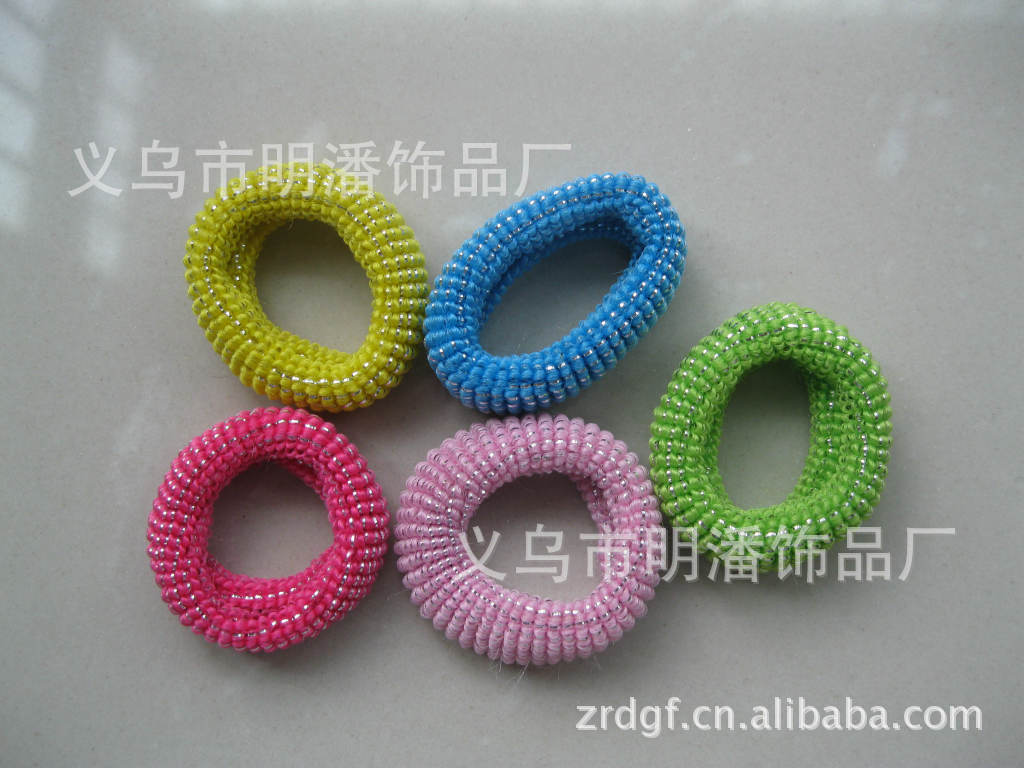 Supply 48-Pin Silver Wire Towel Ring Rubber Band Hair Band C...