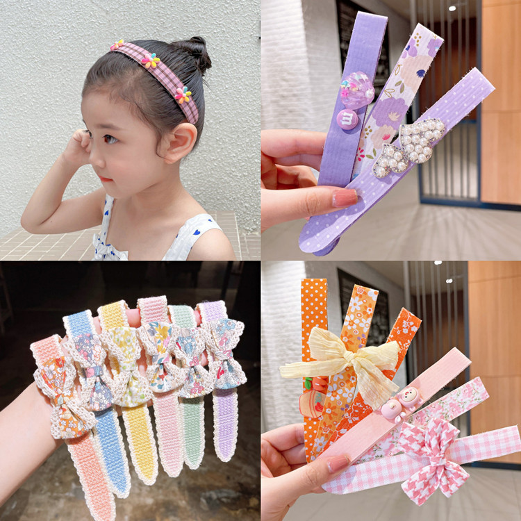 Children's Baby Velcro Headband Hair Band Female Hairpin Gir...