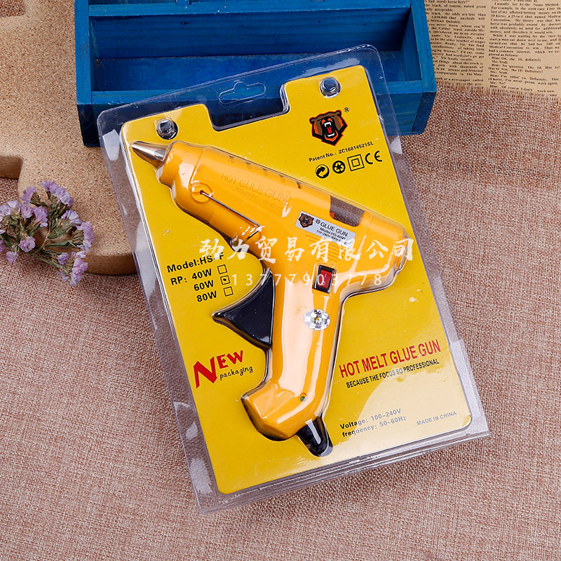 Factory Direct Sales Copper Head Hot Melt Glue Gun with Switch Potting Machine 11mm Glue Stick Sprea