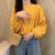 Women's Clothing 2021 New Autumn Korean Style Ins Loose Thin Pullover Students Slimming Lantern Sleeve Long Sleeve Women's Clothing