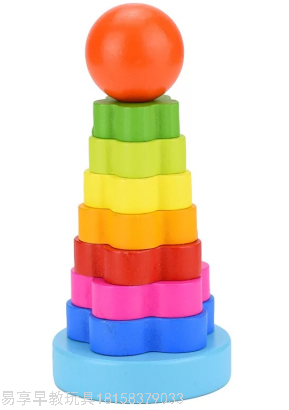 baby children‘s educational small flower tower tower toy early enlightenment