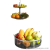 X51-8230 European Living Room Home Kitchen Storage Box Transparent Fruit Plate Fruit Plate Creative Snack Melon Seeds Plate