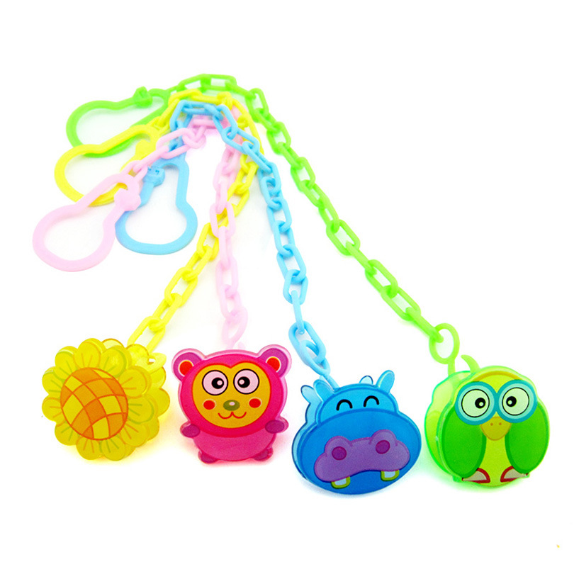 Teether Rope Buckle Baby Pacifier Chain Pacifier Clip Plasti...