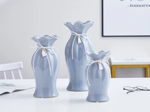 creative ceramic lace vase light luxury and simplicity fashion style home decoration vase decoration