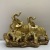 Creative Modern and Simple Resin Golden Elephant Decoration Living Room TV Cabinet Wine Cabinet Show Window Decoration Gift Decoration