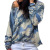 2021 Cross-Border Fashion Autumn and Winter Series Women's Clothing Amazon Fashion round Neck Loose Tie-Dyed Long-Sleeved Sweater in Stock
