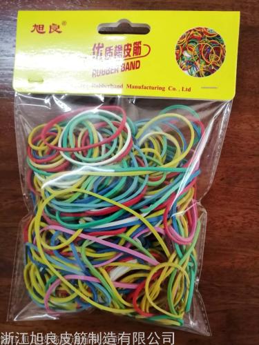 彩色橡皮筋100克/纸卡+袋子环保耐高弹打包便携拉不断乳胶制品
