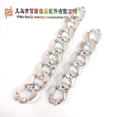 UV Plating Plastic Acrylic Cut Surface Connecting Shackle Open Chain DIY Handmade Jewelry Accessories Earrings Headdress Barrettes
