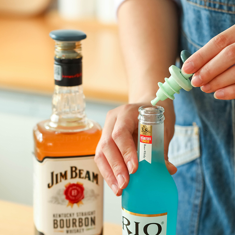 Sealed Wine Stopper HighGrade Champagne Wine Silicone Bottle Stopper Soy Sauce Cooking Wine Bottle C