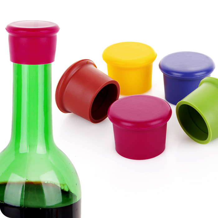 Color Edible Silicon Fresh Bottle Cap Grape Wine Bottle Stopper Wine Stopper Beer Bottle Stopper Win