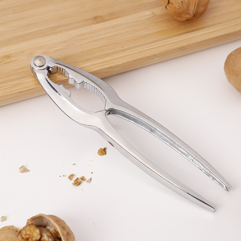 Zinc Alloy Household MultiFunctional Walnut Pliers Whole Gift Walnut Cracker FunnelType Nut Clip