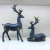 Resin Crafts European Blue Couple Pair Deer Decoration Living Room Home Decoration Decoration Creative Gift Special Offer