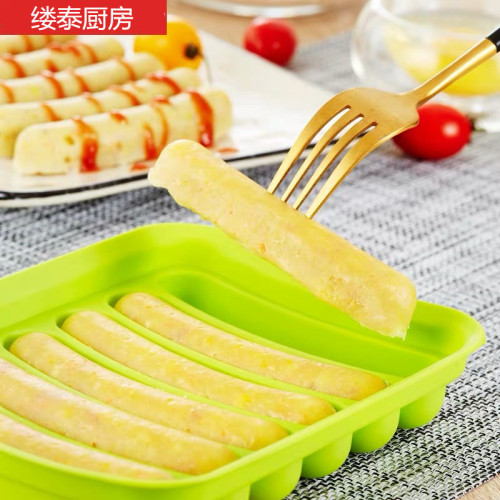sausage mold baby food supplement mold steamed silicone baby tool model homemade sausage ham sausage grinding tool