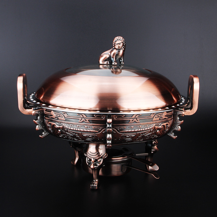 Lion's Head Zhonghua Ding Stainless Steel Alcohol Pot Stove Hotel Supplies Hot Pot Ding Alcohol