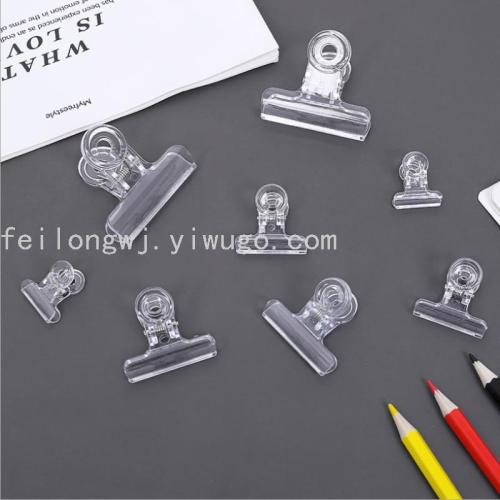 factory wholesale transparent round clip round small clip round clip ticket clip long tail clip financial office steel clip drawing board clip