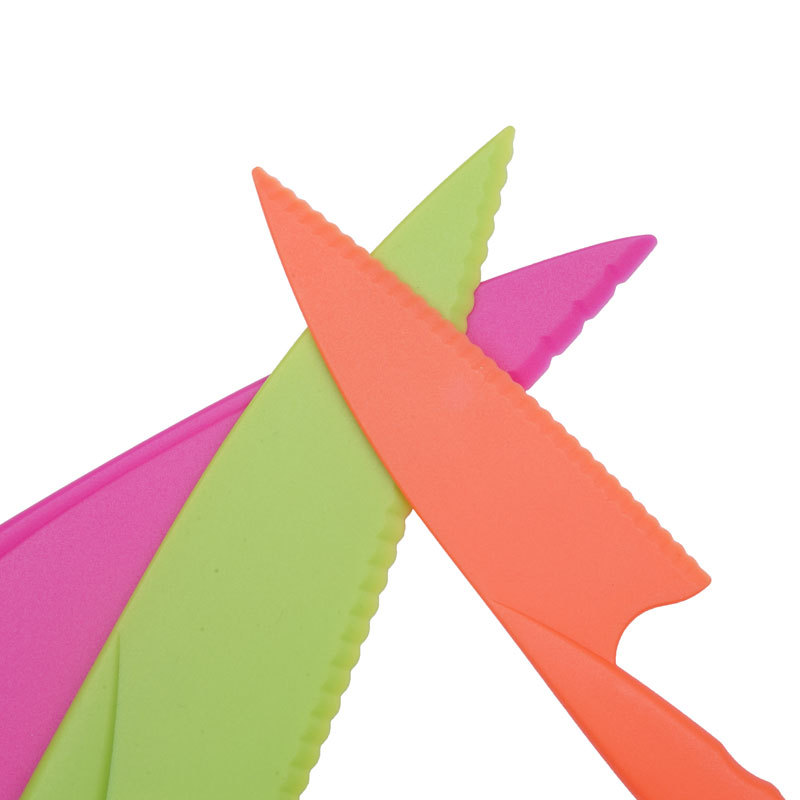 Children's Plastic Safety Fruit Knife Kindergarten Toy Kitchen Knife Kitchen Play House Does No