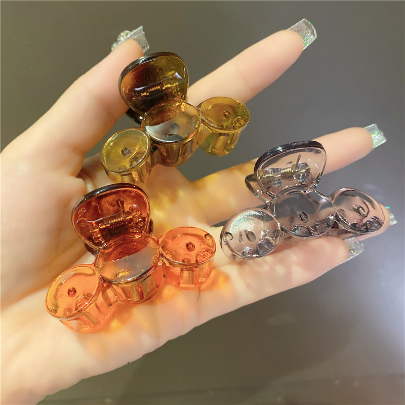 Korean Dongdaemun Same Product Transparent Color Simple Bang...