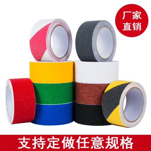 Factory Direct Supply PVC Sand Surface Frosted Anti-Slip Tape Aisle Stairs Step Safety Warning No. 80 Sand Anti-Skid Tape
