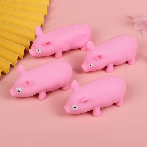 Lala Pink Pig Creative TikTok Hot Sale Same Style Vent Toys Relieving Boredom Pinch Pig Decompression Slow Rebound Toys