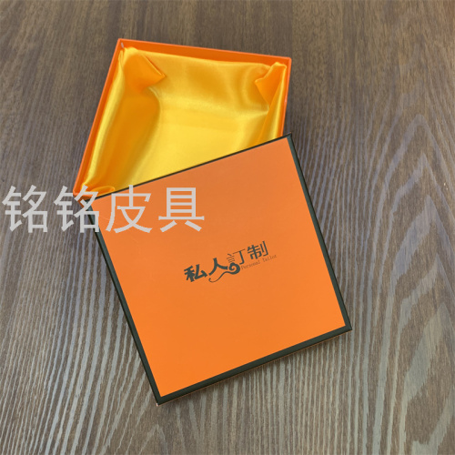 High-End Men‘s Leather Belt Packing Boxes Tiandigai Private Custom Gift Box without Belt Gift Box Wholesale
