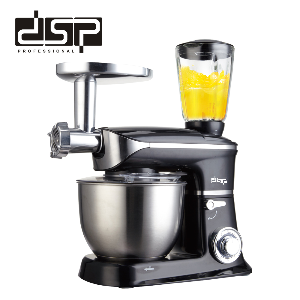 DSP DSP Three-in-One Household Multi-Function Flour-Mixing Machine Automatic Juicer Meat Grinder Sti