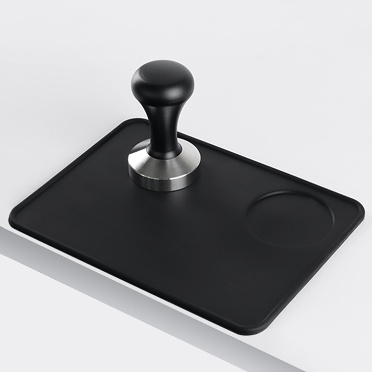 NonSlip Corner Pad Tamper Coffee Tamper Stand Powder Press Coffee Tamper Pad Coffee Machine Handle B