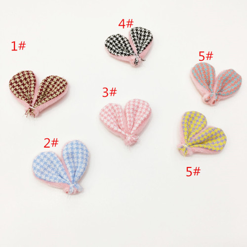 spot korean style fresh and cute houndstooth color matching rabbit ears children‘s hair accessories headdress socks accessories