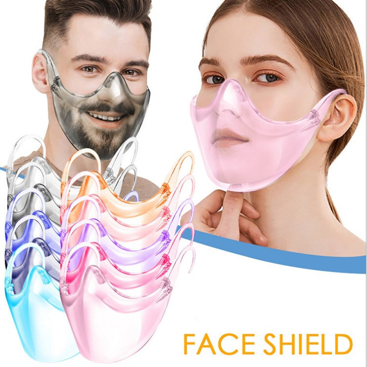 face shield pc防雾口罩面罩透明防护防飞溅 新款隔离面罩现货