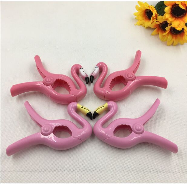 Flamingo Clip Summer Theme Beach Clip Flamingo Plastic Clip
