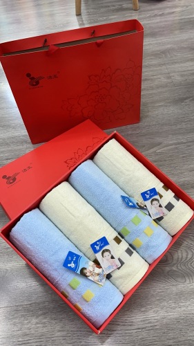 jeyu present towel cotton gift box 4 pack adult unisex gift group purchase dedicated one piece dropshipping