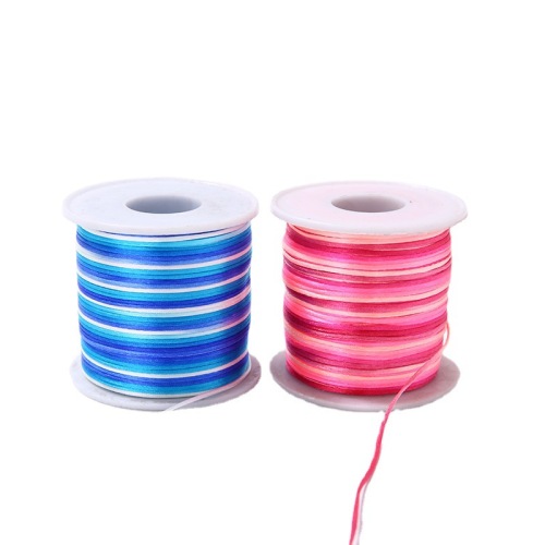 korean line 7 line 1mm drawstring bag rope colorful rope diy bracelet necklace braided rope [factory direct sales]