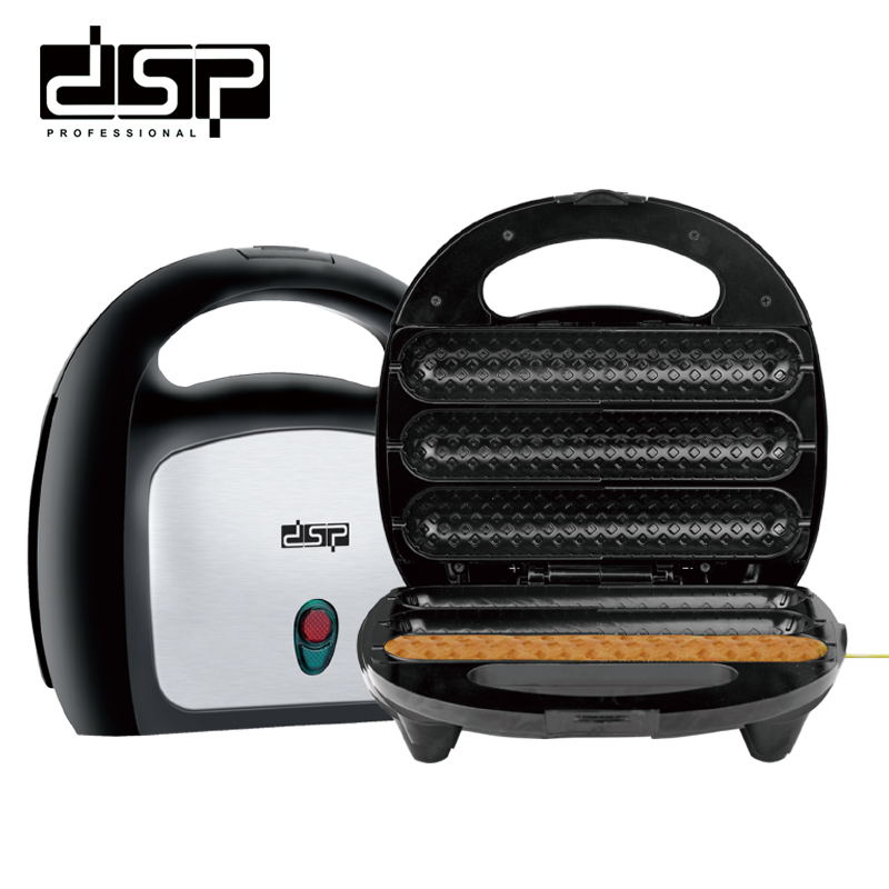 DSPDansong breakfast machine household three-grid non-stick coating cake cheese stick hot dog stick