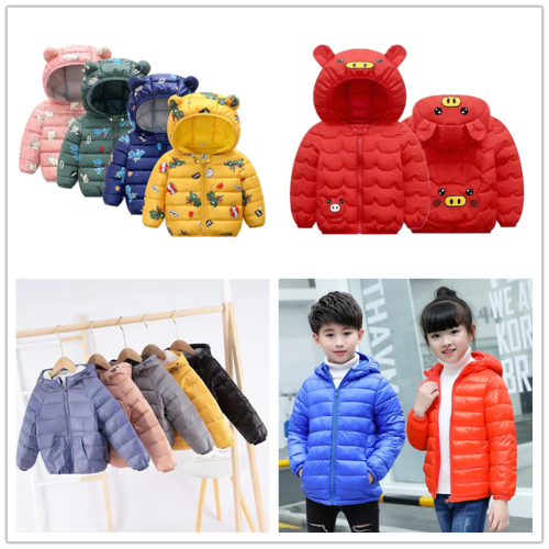 children‘s down cotton-padded clothes baby off-season special clearance boys and girls cotton-padded clothes lightweight korean style children‘s