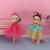 Internet Hot New 18cm Barbie Princess Keychain Pendant Car Doll Fashion Girl Bag Accessories