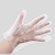 100 Disposable PE Film Gloves Transparent Catering Hairdressing Oil-Proof Thickened Plastic Film Inspection Gloves