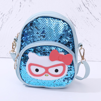 Toddler School Bag Sequins Children's Bags New Girls' Bags Hot Sale Small Backpack Stylish Small Crossbody Bag School Bag