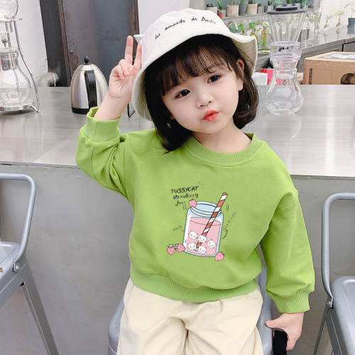 Boys and Girls Long-Sleeved Sweater New Autumn and Winter Fashion Western Style Children‘s Top Bottoming Shirt Factory Direct Supply Wholesale 