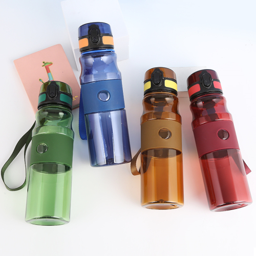 New Large Capacity Plastic Water Cup Summer Outdoor Sports Bottle Student Portable Water Cup Plastic Water Bottle Wholesale