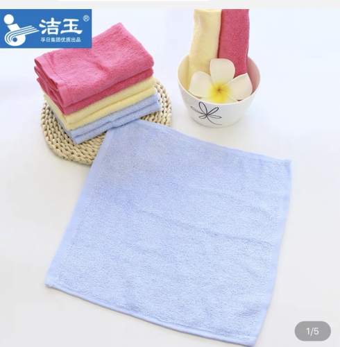 jeyu square towel bamboo fiber face towel soft absorbent beauty towel baby washing face hand towel one piece dropshipping