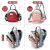 2020 New Two-Color Color Block Bag Multi-Pocket Single Shoulder And Double Shoulder Handbag Crossbody Bag Stall 11814