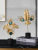 Golden Feather Ornament Nordic Light Luxury High-End TV Cabinet Hallway Creative Living Room Home Office Table Decorations